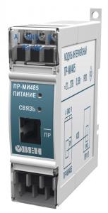 Интерфейсный модуль ПР-МИ485 для подключения программируемого реле ПР110 к сети RS-485 в продаже